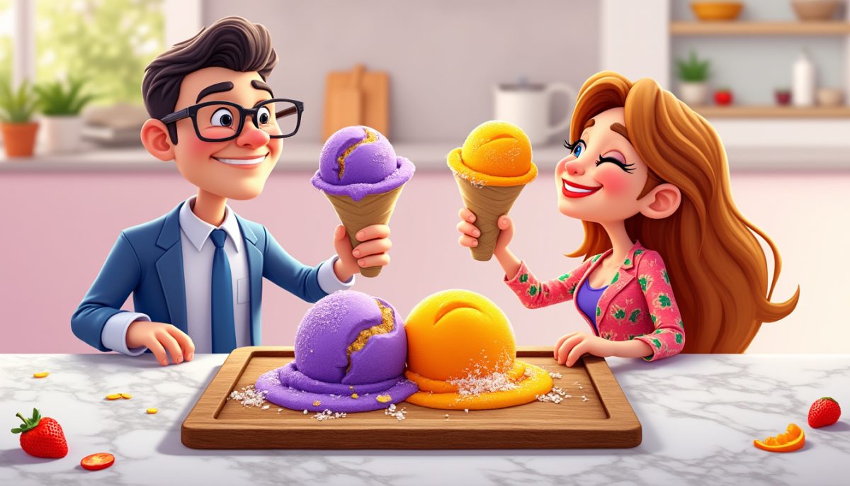 découvrez des créations glacées surprenantes nées de la collaboration entre picard et le youtubeur joyca : des saveurs inédites et audacieuses comme vanille-cornichon ou mangue-curry, pour une expérience gustative hors du commun !