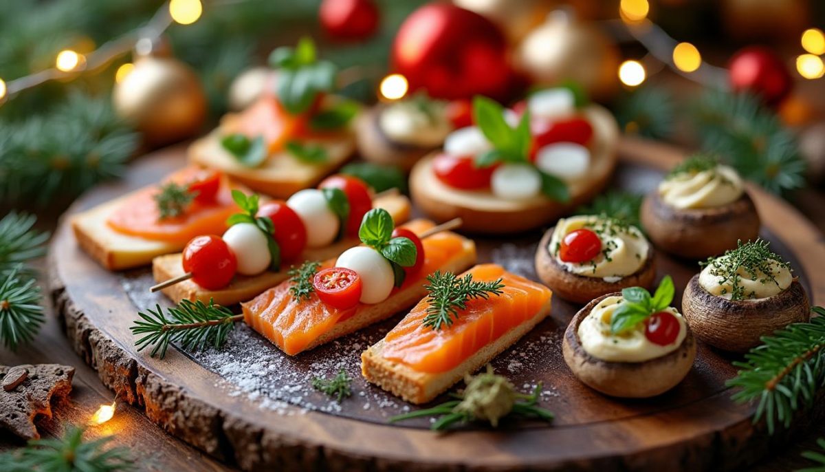 découvrez des idées d'entrées de noël gastronomiques faciles à réaliser, pour impressionner vos invités sans passer des heures en cuisine. simples, raffinées et festives !