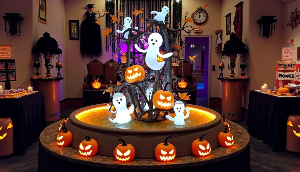 découvrez nos fontaines halloween décoratives avec éclairage : des accessoires uniques pour créer une atmosphère effrayante et magique dans votre jardin ou à l’intérieur. idéal pour une décoration d’halloween originale !