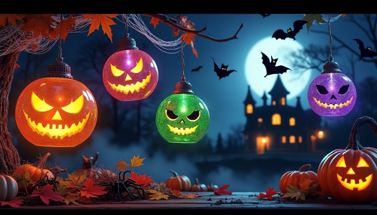 illuminez votre décoration avec nos globes lumineux halloween à led intégrées ! parfaits pour créer une ambiance effrayante et magique lors de vos fêtes, à l'intérieur comme à l'extérieur.