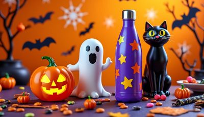 découvrez nos gourdes thématiques halloween pour enfants, idéales pour la tournée des bonbons. designs amusants, résistants et sûrs, parfaits pour hydrater vos petits monstres lors de la fête !