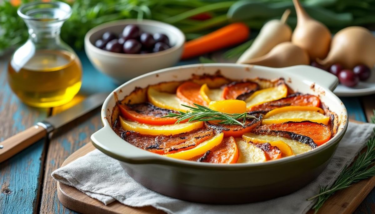 découvrez notre recette de gratin dauphinois revisité pour l'automne : une version savoureuse aux légumes racines, parfaite pour réchauffer vos repas de saison !