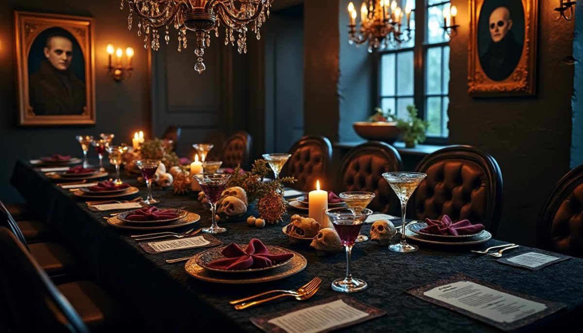 organisez une soirée halloween inoubliable pour adultes avec un jeu de murder mystery ! suspense, rires et frissons garantis pour animer votre fête entre amis.