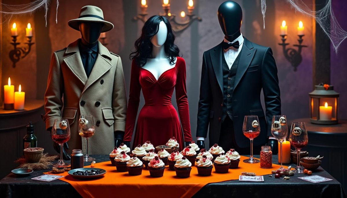 découvrez nos kits murder mystery halloween, avec une sélection de marques renommées et de thèmes originaux pour animer vos soirées d’halloween. idéal pour passer un moment convivial entre amis ou en famille !