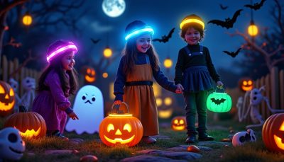 découvrez nos lampes frontales mains libres pour enfants, parfaites pour halloween ! pratiques, sécurisées et amusantes, elles assurent une bonne visibilité tout en complétant les déguisements lors de vos sorties nocturnes.