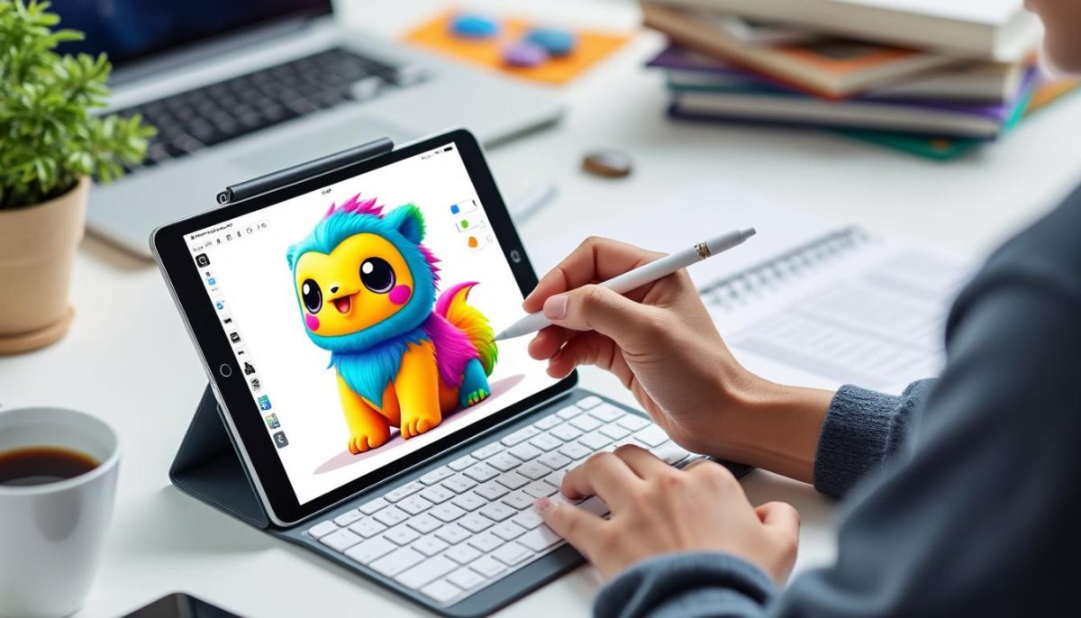 découvrez comment les adorables personnages labubu prennent vie sur un ipad pro : explorez étape par étape le processus créatif numérique, de l'idée au dessin final !
