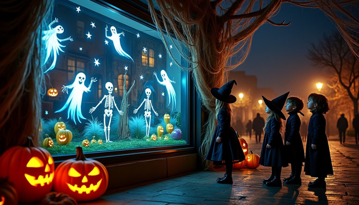 découvrez notre sélection des meilleurs films de rétro-projection pour fenêtres à halloween : créez une ambiance effrayante et immersive chez vous grâce à des vidéos spectaculaires, parfaites pour surprendre vos invités !