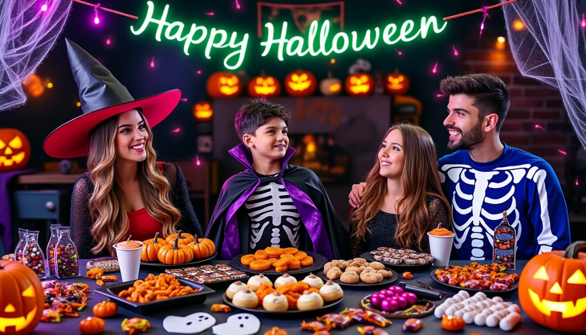 découvrez notre pack soirée halloween complet à moins de 150 euros : déco effrayante, accessoires festifs et idées d’animation pour une fête inoubliable sans vous ruiner. idéal pour petits et grands !