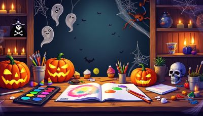 découvrez des tutoriels de peinture et dessin pour halloween adaptés à tous les niveaux. apprenez à créer facilement des œuvres effrayantes et créatives pour petits et grands !