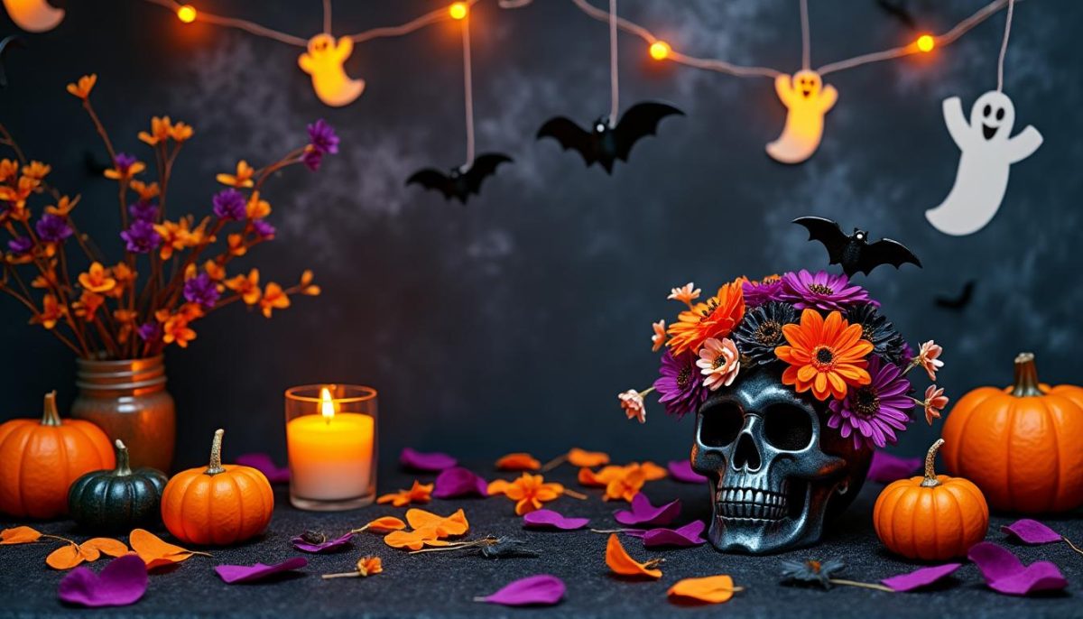 sublimez votre décoration de table pour halloween avec des pétales artificiels originaux. effet réaliste garanti pour une ambiance mystérieuse et festive à votre événement !
