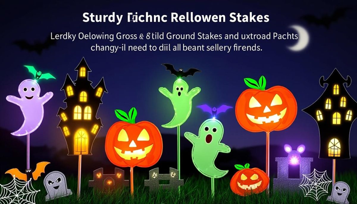 découvrez nos piquets et solutions d'ancrage pour halloween. parfaits pour résister au vent, ils maintiendront solidement vos décorations extérieures et gonflables toute la saison !