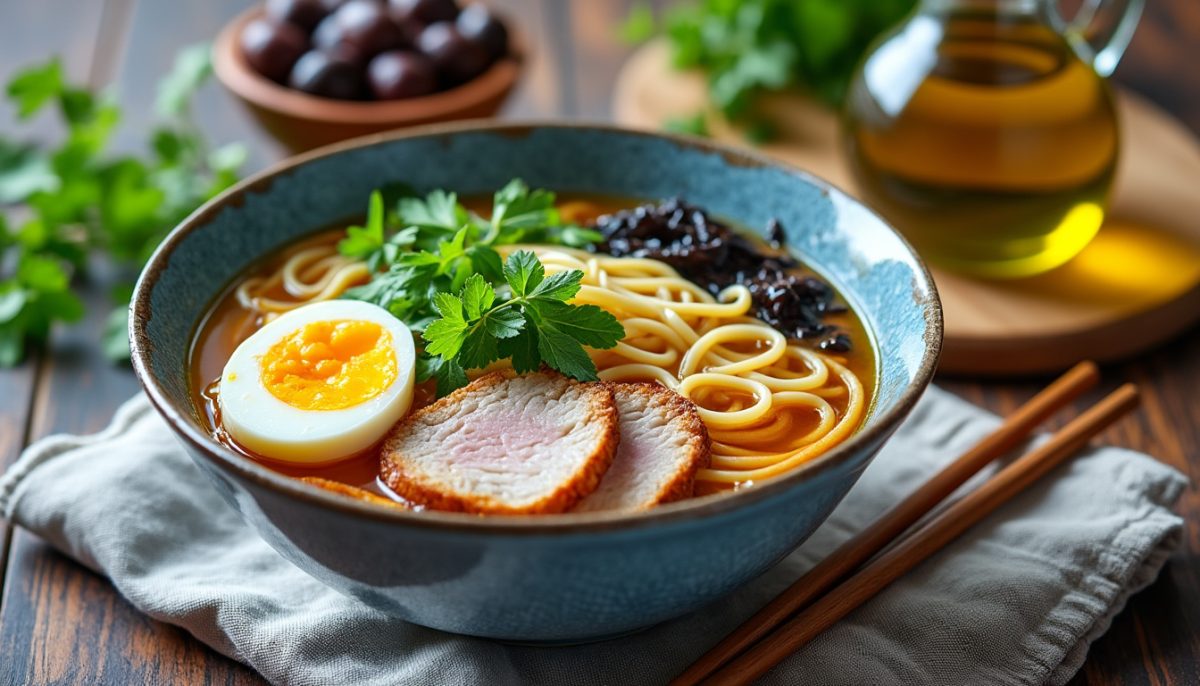 découvrez comment préparer un délicieux ramen maison, une recette réconfortante et savoureuse pour réchauffer vos repas en toute simplicité. conseils et astuces pour réussir votre bol parfait !