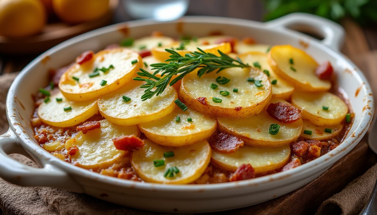 découvrez la véritable recette de la tartiflette savoyarde authentique, un plat convivial à base de pommes de terre, reblochon, lardons et oignons, pour réchauffer vos soirées d’hiver et ravir les amateurs de cuisine traditionnelle.