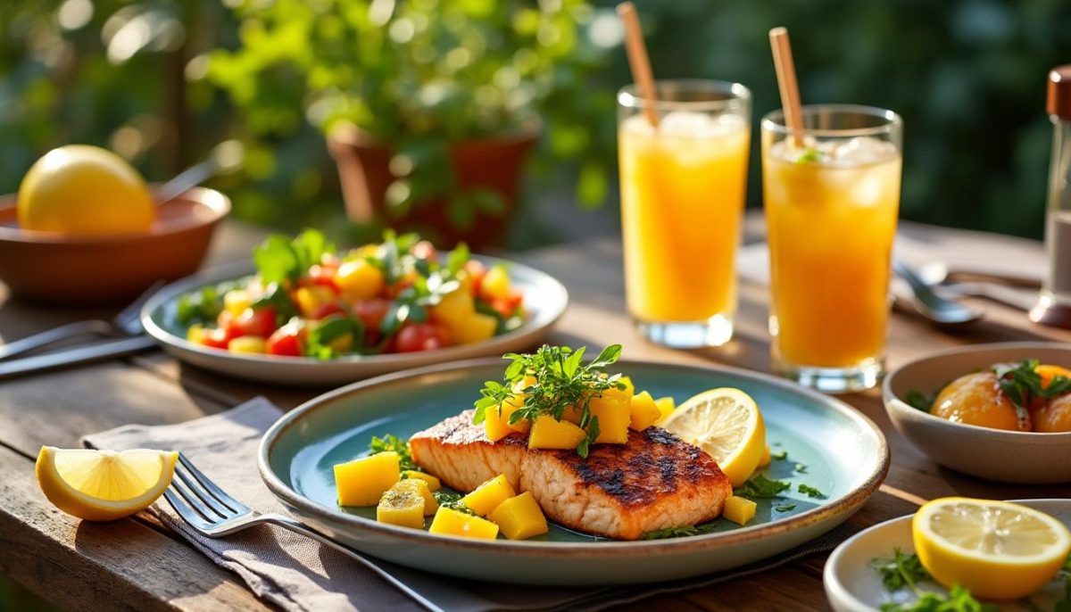 découvrez des recettes originales à cuisiner en juillet : surprenez vos invités avec un dîner de saumon savoureux et rafraîchissez-vous avec des popsicles alcoolisés. idées gourmandes et festives parfaites pour l'été !