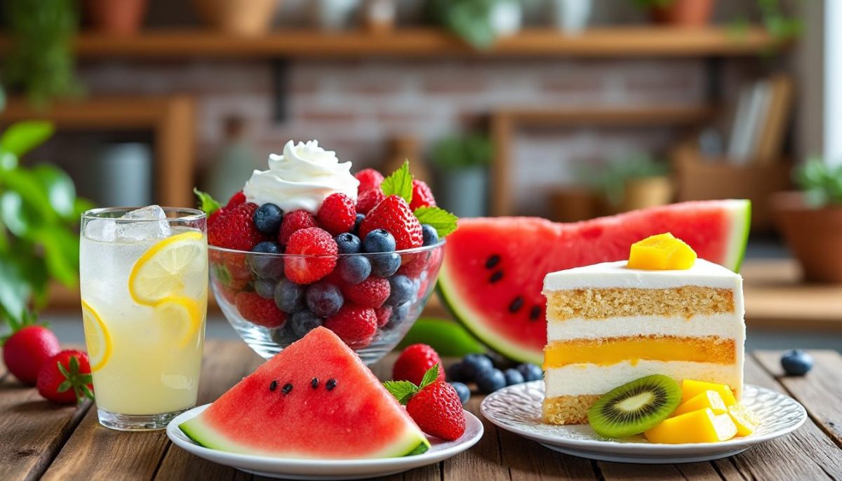 découvrez nos meilleures recettes de desserts aux fruits à savourer tout l'été : faciles, fraîches et gourmandes, parfaites pour profiter des saveurs estivales.