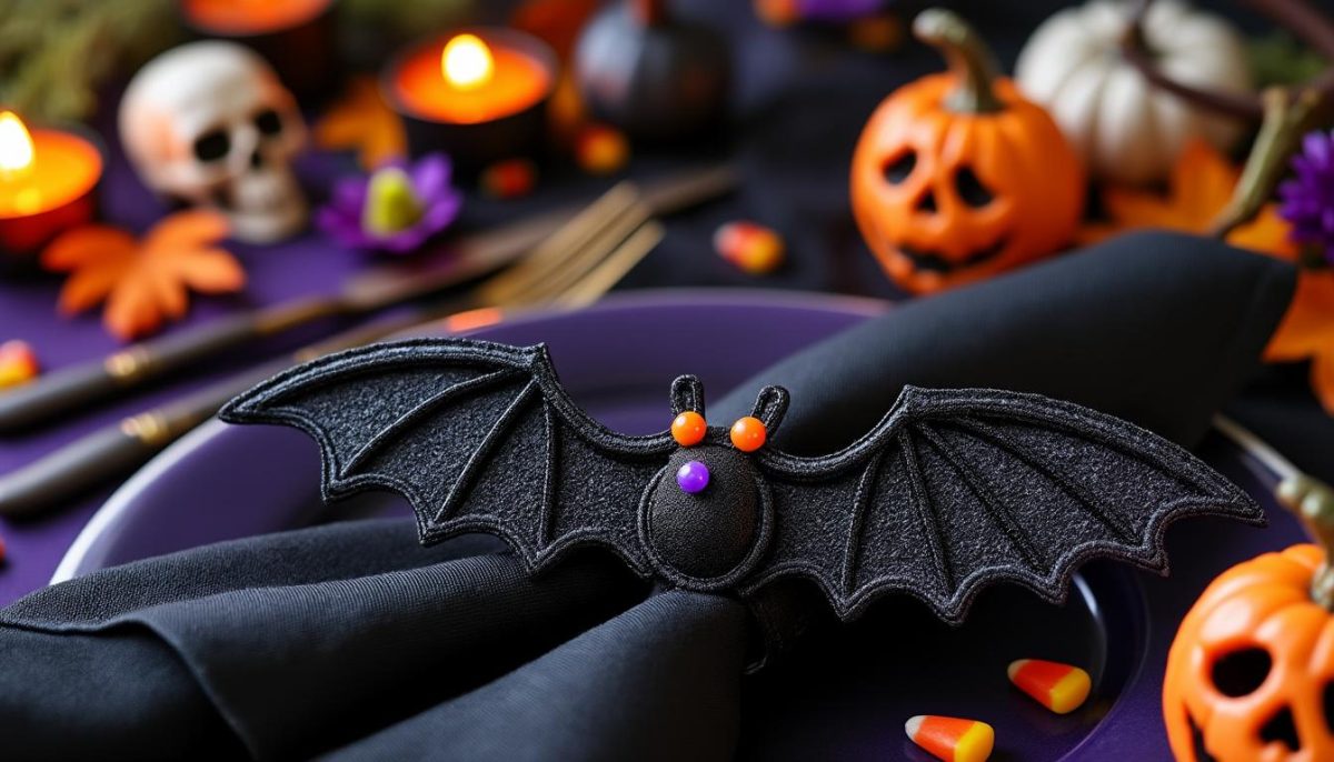 ajoutez une touche d’originalité à votre table avec nos ronds de serviette halloween décoratifs. parfaits pour surprendre vos invités lors d’une fête à thème ou d’un dîner effrayant.