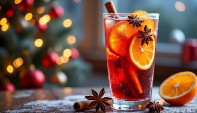 découvrez notre recette festive de sangria de noël pétillante aux épices : un cocktail gourmand et convivial, idéal pour réchauffer vos soirées de fêtes avec des saveurs fruitées et épicées.