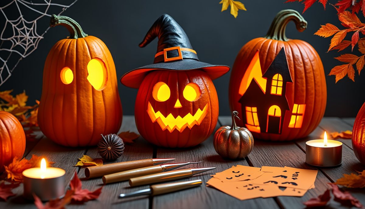 découvrez les meilleurs kits et gabarits pour sculpter des citrouilles d'halloween. conseils, outils et modèles pour réussir vos décorations effrayantes et créatives !
