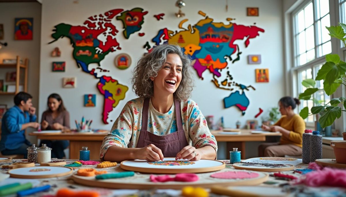 découvrez comment un artiste visionnaire lance un projet mondial d'embroidery, réunissant des passionnés de broderie du monde entier autour d'une initiative créative et collaborative unique.