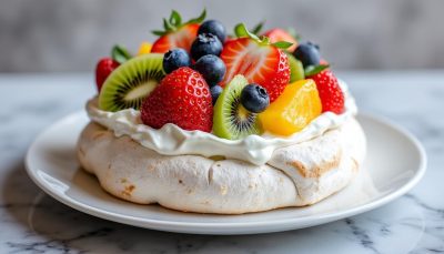 découvrez notre recette de pavlova individuelle légère et aérienne, parfaite pour un dessert élégant et gourmand. facile à réaliser, elle ravira vos convives avec sa texture délicate et son goût exquis.