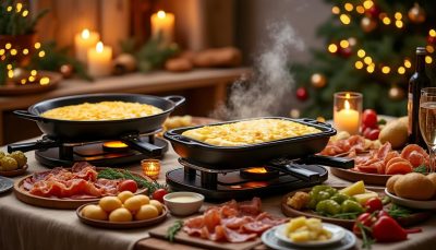 découvrez une raclette de nouvel an conviviale pour célébrer la nouvelle année en partageant un moment chaleureux et gourmand entre amis ou en famille.