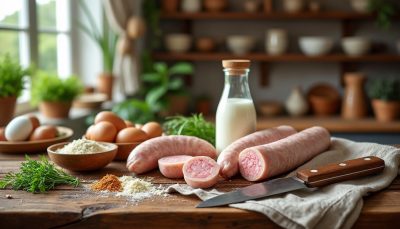 découvrez notre recette traditionnelle de boudin blanc fait maison, simple et délicieuse, pour un plat savoureux à partager en famille.