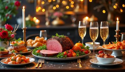 découvrez un repas de réveillon du nouvel an spectaculaire alliant saveurs raffinées et ambiance festive pour célébrer la nouvelle année en beauté.