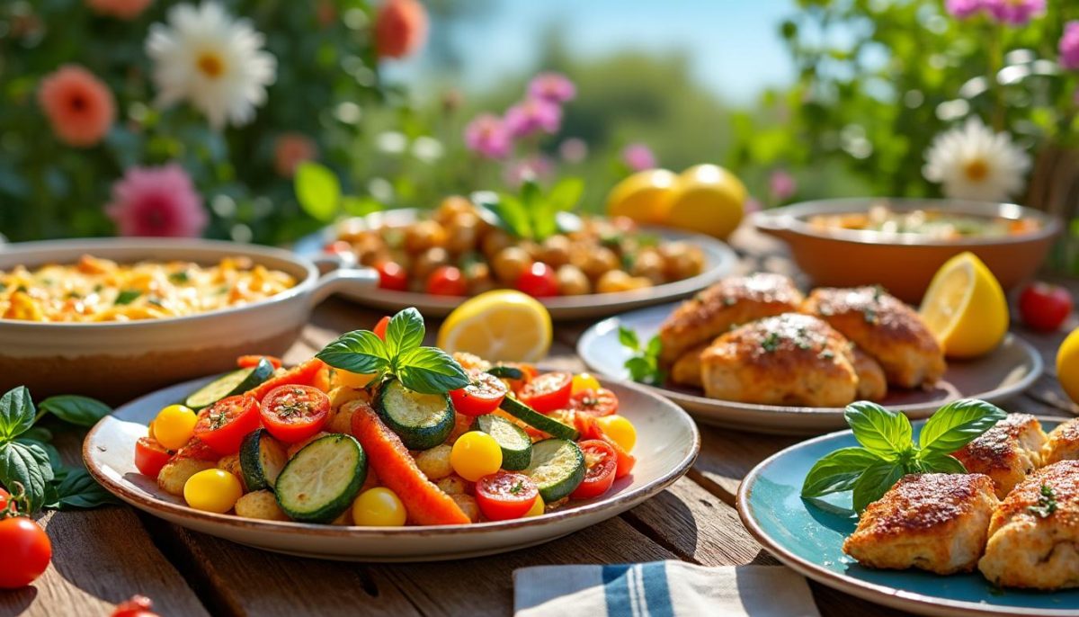 découvrez une sélection de plats estivaux faciles et rapides à préparer au four : recettes savoureuses et légères parfaites pour vos repas d'été, prêts en un rien de temps !