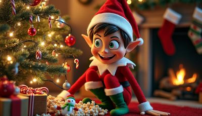 découvrez les 3 bêtises amusantes d'un lutin farceur qui s'amuse avec les décorations de noël, apportant rires et surprises pendant les fêtes.