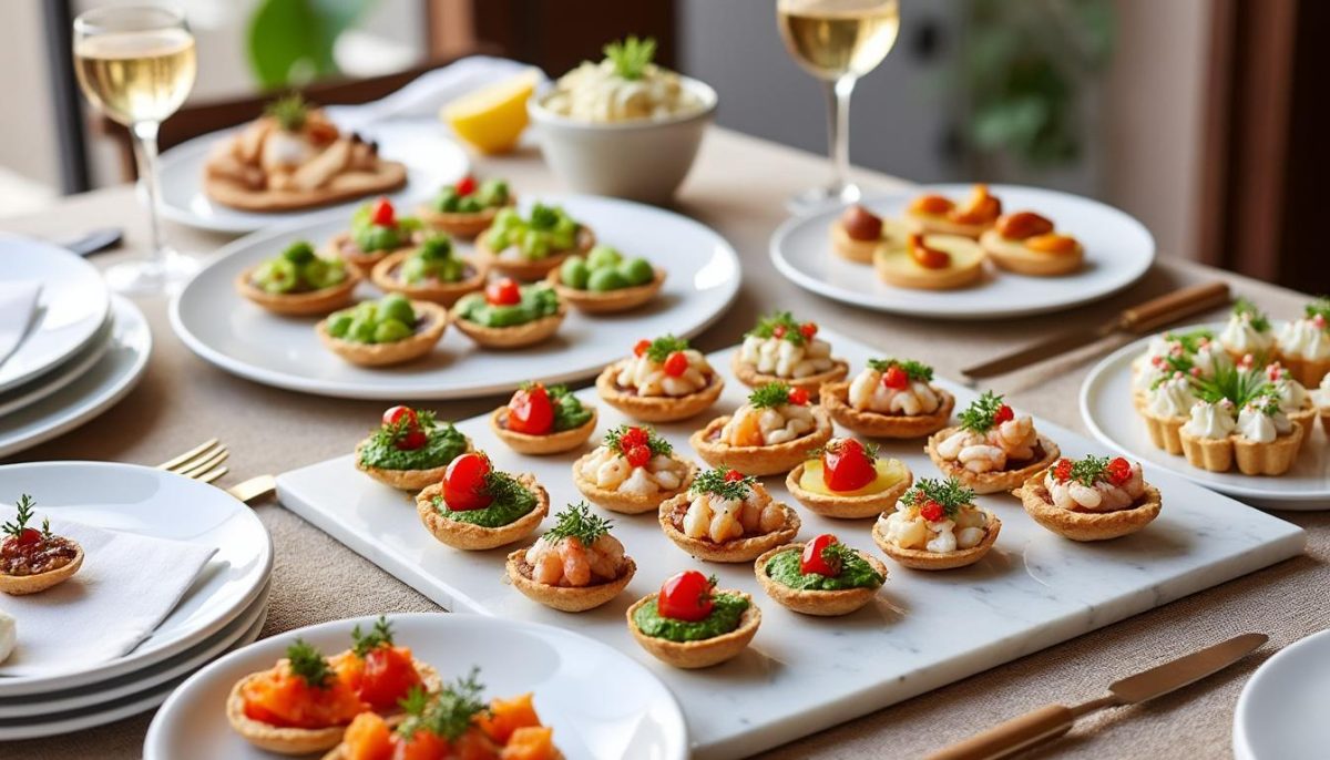 découvrez 15 bouchées glamour et faciles à préparer en seulement 20 minutes pour un apéro chic réussi lors du nouvel an 2026.