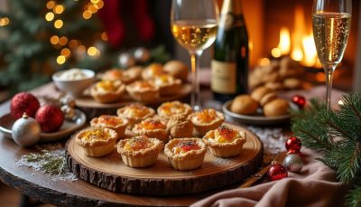 découvrez des idées d'apéro de noël et nouvel an 2026 avec des bouchées savoureuses et appréciées de tous pour des fêtes réussies.