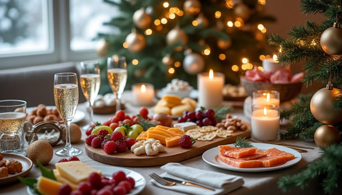 découvrez notre apéro noël facile pour le réveillon 2026 : des idées simples et élégantes pour une soirée chic réussie autour de l'apéritif.
