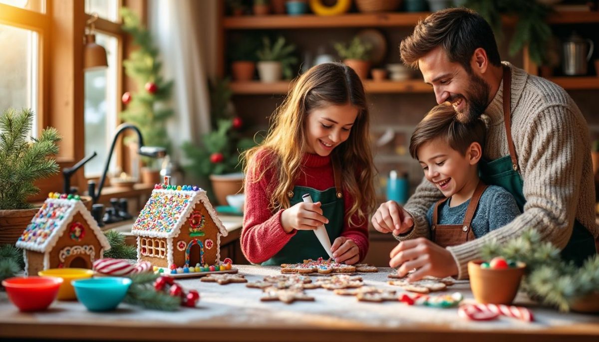 découvrez des idées déco pour une cuisine de noël chaleureuse et festive, transformant votre espace cuisine en un lieu convivial et magique pour les fêtes.
