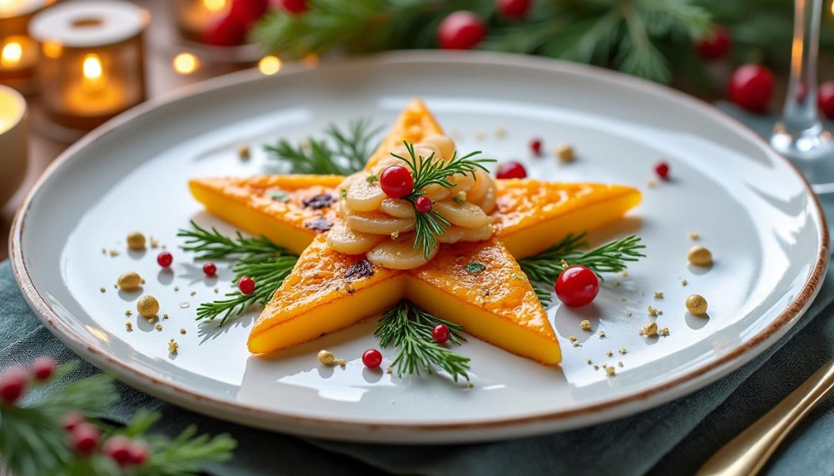 découvrez une entrée de noël originale, chic et simple, parfaite pour impressionner vos invités lors du réveillon 2026. la recette 'star' à ressortir pour un début de repas festif et élégant.