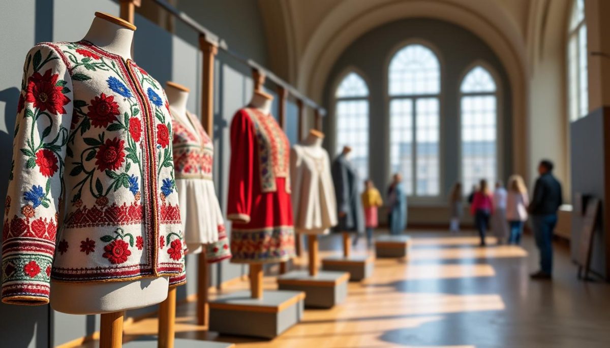 découvrez l'exposition unique des authentiques chemises brodées au musée d'oujhorod, un voyage culturel riche en tradition et savoir-faire artisanal.