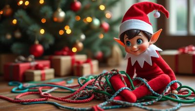 découvrez comment le lutin farceur a joyeusement emmêlé tous les lacets, créant une aventure amusante et pleine de surprises pour petits et grands.