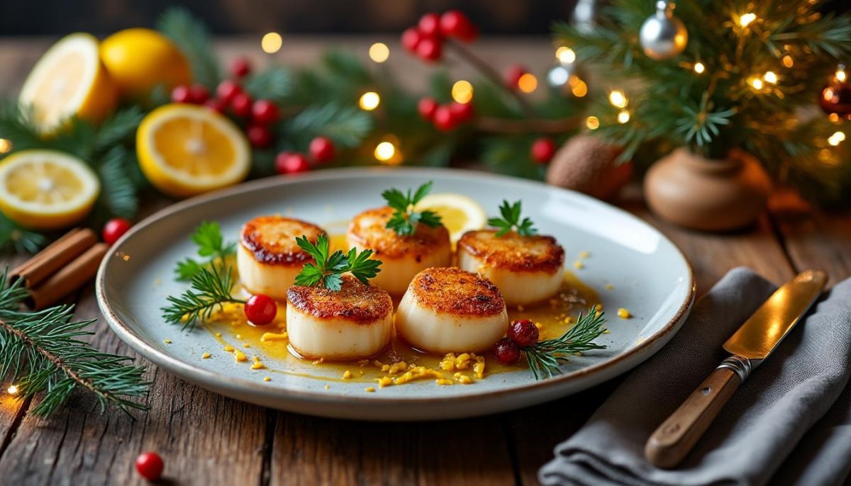 découvrez notre recette de saint-jacques pour le nouvel an 2026 : une cuisson parfaite en seulement 6 minutes pour un plat raffiné et savoureux.