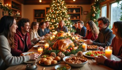 découvrez des recettes savoureuses et faciles pour un repas de noël convivial qui réunit toute la famille autour de moments gourmands et chaleureux.
