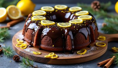 découvrez la bûche de noël audacieuse alliant sésame noir, chocolat et citron, une création gourmande qui ravira tous vos convives pour les fêtes.