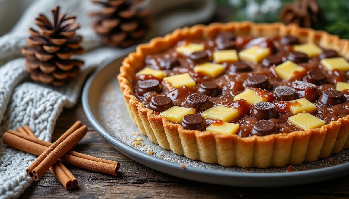 découvrez la tarte maison au daim, une gourmandise hivernale parfaite alliant croquant et fondant, pour séduire vos papilles à chaque bouchée.