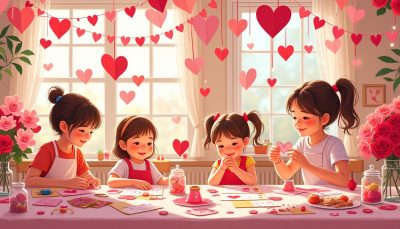 découvrez 3 activités manuelles créatives et faciles à réaliser avec les enfants pour célébrer la saint-valentin en famille et partager des moments de joie.