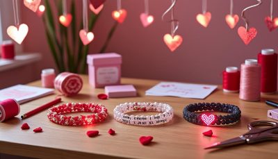 découvrez 3 idées faciles de bracelets diy pour la saint-valentin et créez des cadeaux personnalisés pleins d'amour en quelques étapes simples.