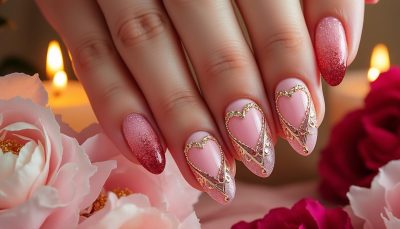 découvrez 4 designs d'ongles en gel élégants et romantiques parfaits pour la saint-valentin, alliant chic et douceur pour sublimer vos mains lors de cette occasion spéciale.