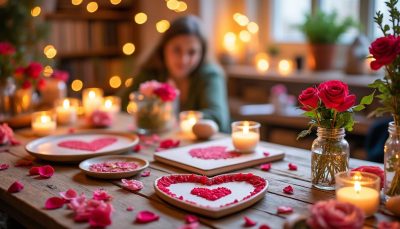 découvrez 5 ateliers diy originaux à offrir pour la saint-valentin 2026, pour des cadeaux faits main et plein d'amour.