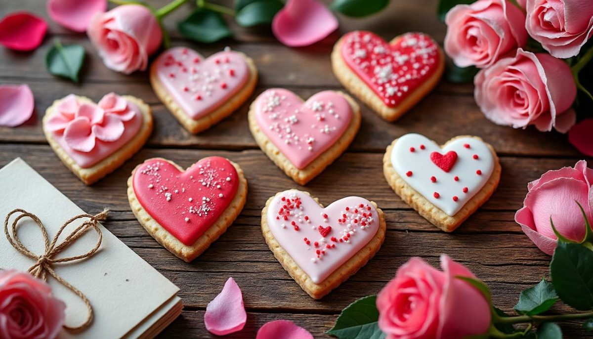découvrez 6 recettes faciles de sablés pour la saint-valentin, parfaits à offrir en cadeau gourmand et surprise délicieuse.