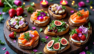 découvrez 7 idées originales de tartines pour un apéritif de saint-valentin gourmand et convivial.