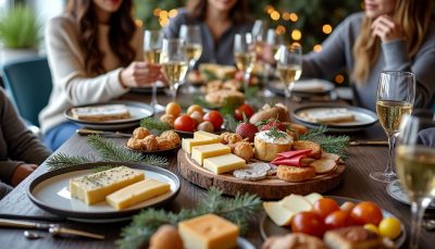 découvrez notre apéritif dînatoire spécial noël 2026 : un buffet élégant et gourmand, parfait pour un réveillon sans cuisine, convivial et non-stop.