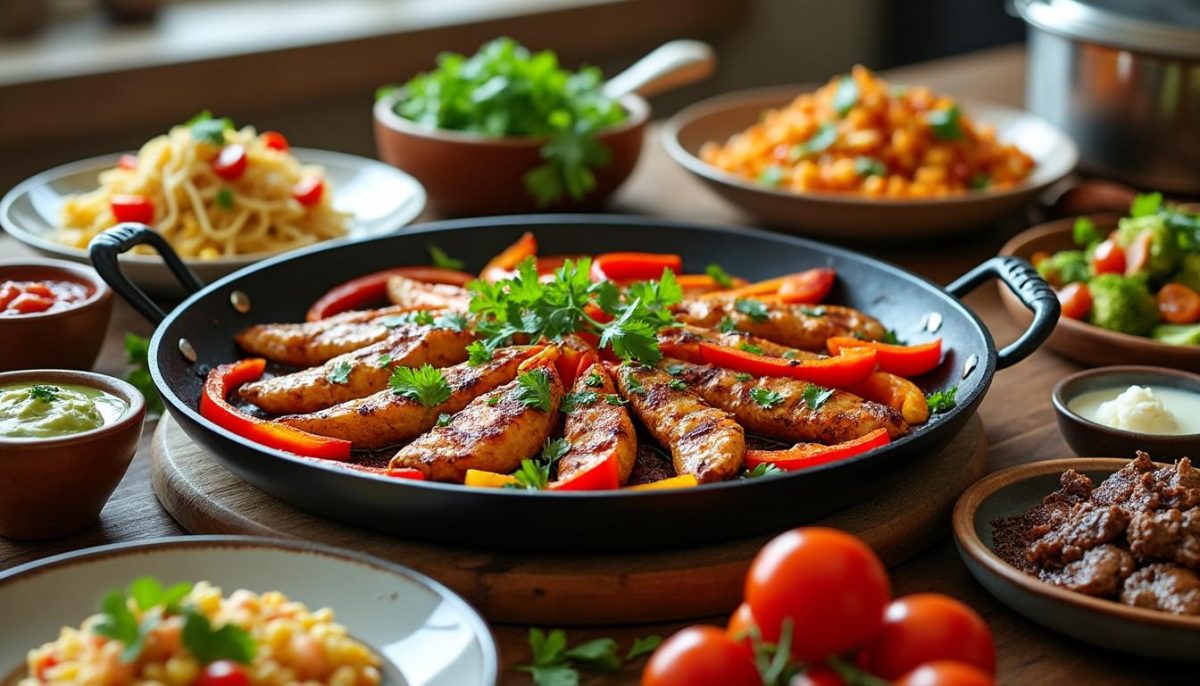 découvrez ma recette facile et rapide de fajitas au poulet, l'astuce parfaite pour des soirées en semaine savoureuses et sans stress.