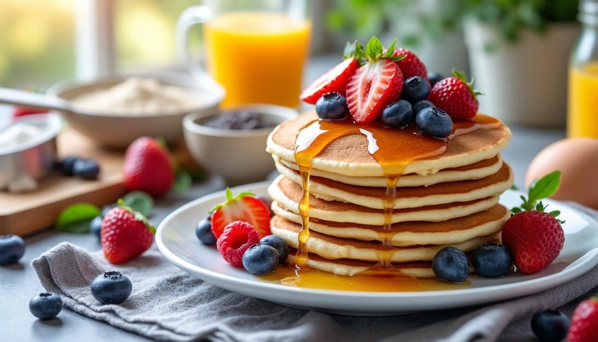 découvrez nos crêpes protéinées, un délice énergétique parfait pour un petit-déjeuner sain et équilibré. faciles à préparer, elles allient goût et nutrition pour bien commencer la journée.