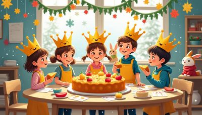 découvrez notre recette facile et adorable de galette des rois 2026, spécialement conçue pour les enfants de maternelle. un moment gourmand et ludique à partager en famille !